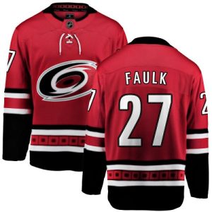 Herren Carolina Hurricanes Eishockey Trikot Justin Faulk #27 Breakaway Rot Fanatics Branded Heim